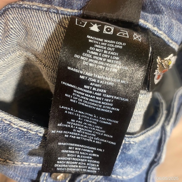 Harley-Davidson Women’s Bootcut Jeans Size 6 Long Medium Wash Stretch Denim - Picture 7 of 11